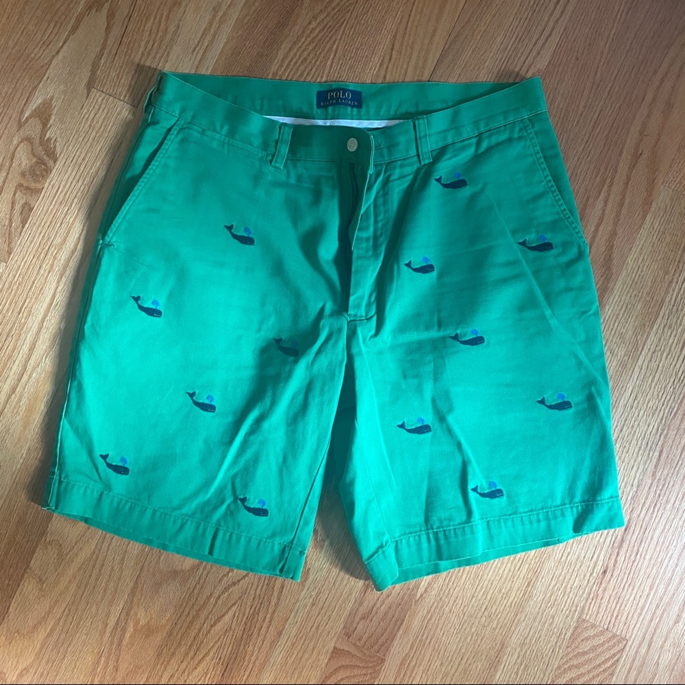 Ralph Lauren Embroidered Whale Shorts